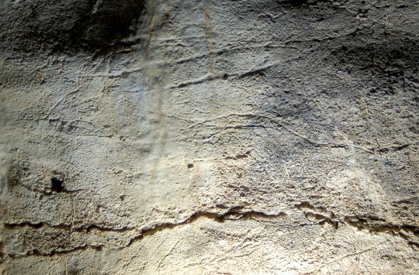 Grabado de la cueva de Cueto Grande. Fotografía: GAEM Arqueólogos