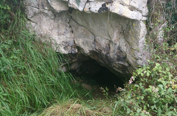 Boca de la cueva de Las Cáscaras. Fuente: WikiLoc