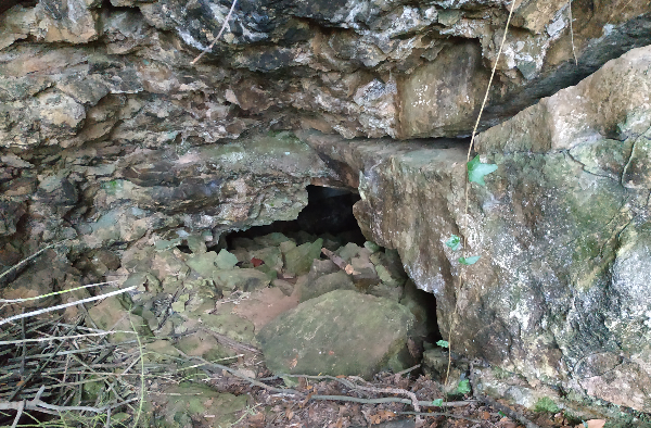 Boca de la cueva de Las Cubrizas