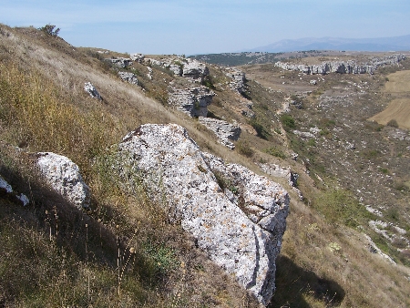 Vista desde uno de los extremos del monte Cildá