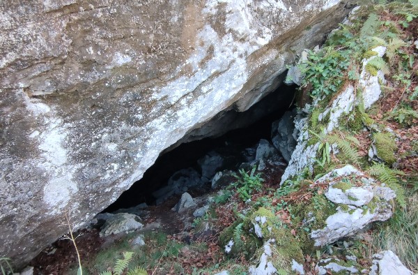 Boca de la cueva de La Soterraña