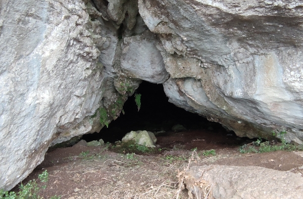 Boca de la cueva del Acebo