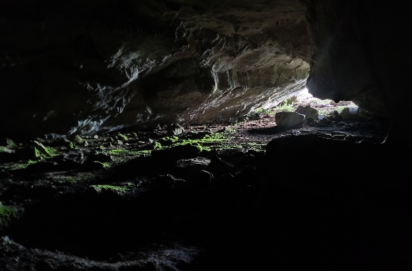 Vestíbulo de la cueva del Acebo