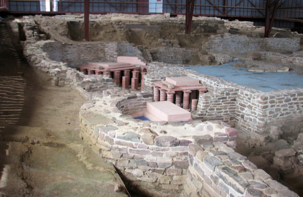 Termas del arqueositio de Camesa-Rebolledo