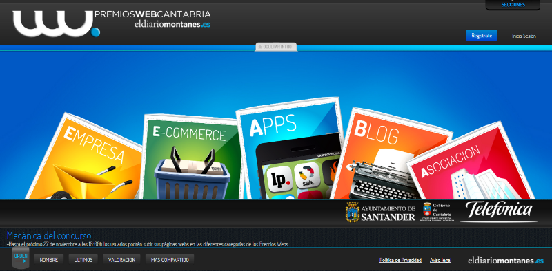 Premios Web Cantabria 2013 - Regio Cantabrorum