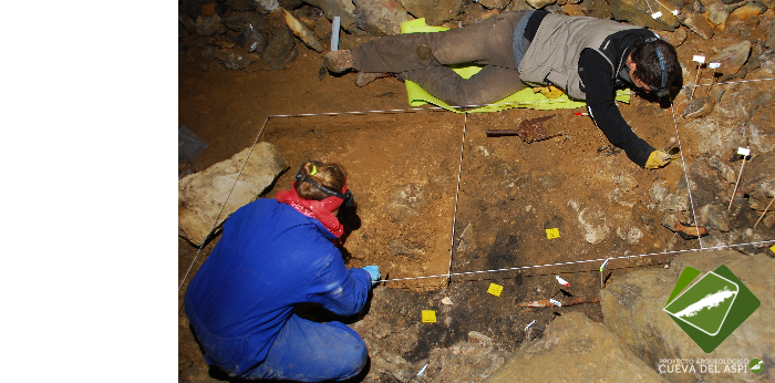 Proyecto arqueológico Cueva del Aspio 2014